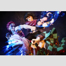 Demon Slayer: Kimetsu no Yaiba PVC Figur Tanjiro Kamado & Giyu Tomioka & Akaza 13 cm ★★★Jeeg Best Price 10.09.2026★★★