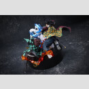 Demon Slayer: Kimetsu no Yaiba PVC Figur Tanjiro Kamado & Giyu Tomioka & Akaza 13 cm ★★★Jeeg Best Price 10.09.2026★★★