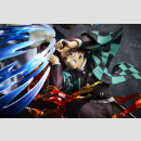 Demon Slayer: Kimetsu no Yaiba PVC Figur Tanjiro Kamado & Giyu Tomioka & Akaza 13 cm ★★★Jeeg Best Price 10.09.2026★★★