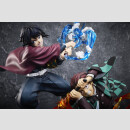 Demon Slayer: Kimetsu no Yaiba PVC Figur Tanjiro Kamado & Giyu Tomioka & Akaza 13 cm ★★★Jeeg Best Price 10.09.2026★★★