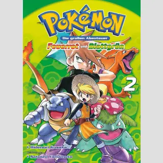 POKEMON Die grossen Abenteuer FEUERROT und BLATTGRÜN Sammelband 2 (Ende)