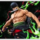 One Piece Legendary Straw Hat Crew Series Statue Roronoa Zoro (Premium Version) 34 cm (ca. 6 Kg)