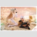 Sousaishojoteien Plastic Model Kit 1/10 Animal Ears Emulator Swim Style Dreaming Style Twilight Cat 17 cm