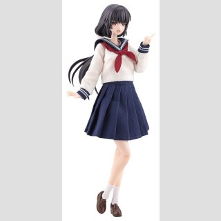 Sousaishojoteien Plastic Model Kit 1/10 Kiru Pla Kuon Yakushiji Touou High School Uniform 16 cm