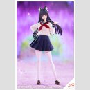 Sousaishojoteien Plastic Model Kit 1/10 Kiru Pla Kuon Yakushiji Touou High School Uniform 16 cm