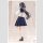 Sousaishojoteien Plastic Model Kit 1/10 Kiru Pla Kuon Yakushiji Touou High School Uniform 16 cm