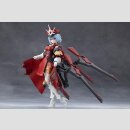 Megalomaria Unlimited Universe Plastic Model Kit Sana Akabishi Dress Code 16 cm
