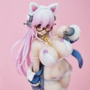 Super Sonico PVC Figur White Cat Ver. (Reissue) 27 cm  ★★★Jeeg Best Price 13.11.2026★★★