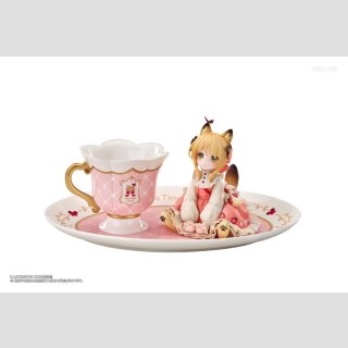 Original Character DLC Series PVC Figur Tea Time Cats Orange Cat 10 cm