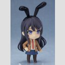 Rascal Does Not Dream of Bunny Girl Senpai Nendoroid Actionfigur Mai Sakurajima 10 cm