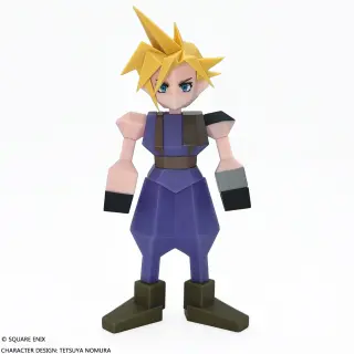 FINAL FANTASY VII  Polygon Soft Vinyl ★CLOUD STRIFE★ | FINAL FANTASYVII ポリゴンソフビ クラウド・ストライフ