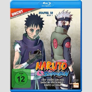 Naruto Shippuden Staffel 18 Blu Ray Box 1 (Uncut)