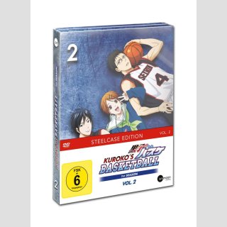 Kurokos Basketball 1st Season vol. 2 [DVD] ++Limited Steelcase Edition++
