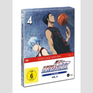 Kurokos Basketball 1st Season vol. 4 [DVD] ++Limited Steelcase Edition++