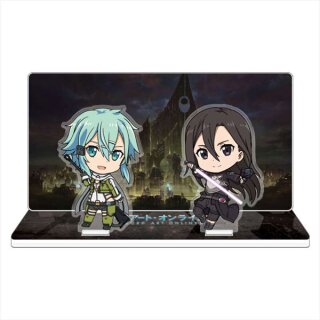 SWORD ART ONLINE Phantom Bullet Acryl Diorama KIRITO & SINON