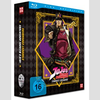 JoJos Bizarre Adventure vol. 1 [Blu Ray] Stardust Crusaders ++Limited Edition mit Sammelschuber++