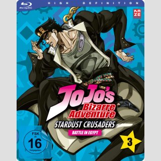 JoJos Bizarre Adventure vol. 3 [Blu Ray] Stardust Crusaders: Battle in Egypt