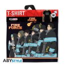 T-SHIRT ABYSTYLE Fire Force Gr&ouml;sse [L]