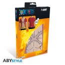 COSPLAY T-SHIRT ABYSTLYE One Piece [Luffy] Gr&ouml;sse [S]