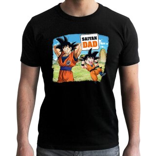 T-SHIRT ABYSTYLE Dragon Ball Super [Saiyan Dad] Grösse [S]